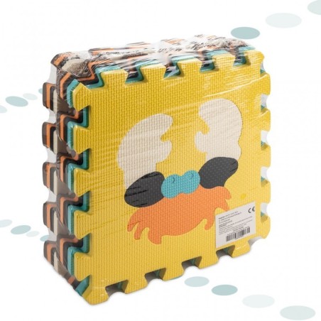 Puslematt värviline, 9 osa, 85CM X 85 CM