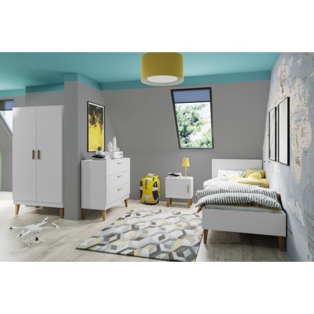 Kummut kubi valge, 90 x 100 cm