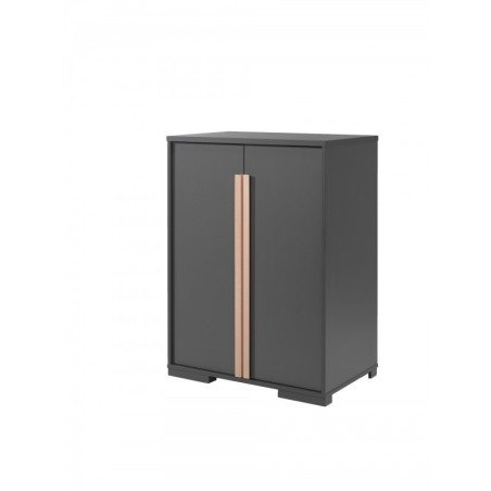 Riidekapp London 2 uksega, antratsiit/pöök | FreshDesign.ee