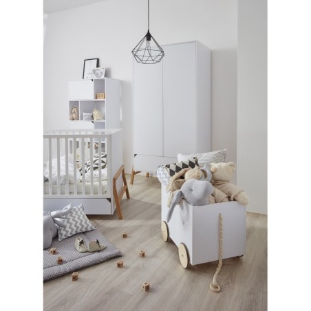 Lotta kahe uksega riidekapp snow valge | FreshDesign.ee