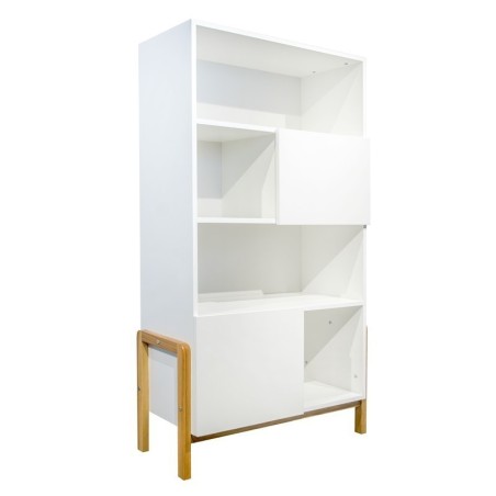 Raamaturiiul valge, 160 x 90cm | FreshDesign.ee