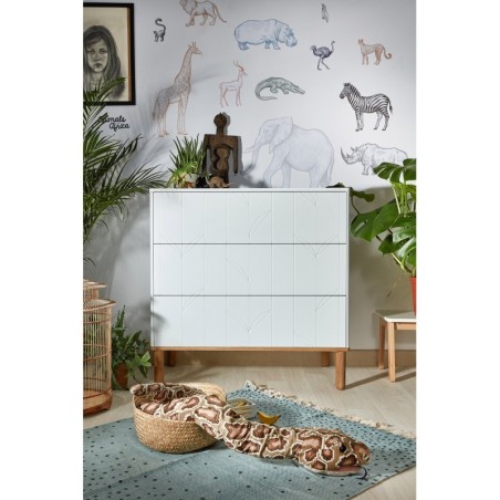 Kolme sahtliga kummut Toteme Botanic