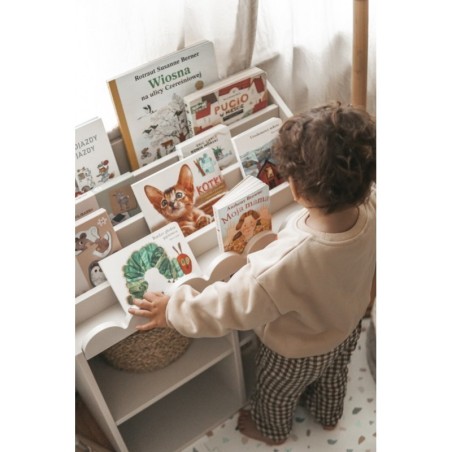 Raamaturiiul Nook, snow valge | FreshDesign.ee