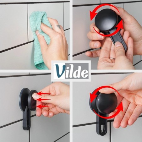 Tualettpaberi hoidik iminapaga, must, 16,5 cm | FreshDesign.ee