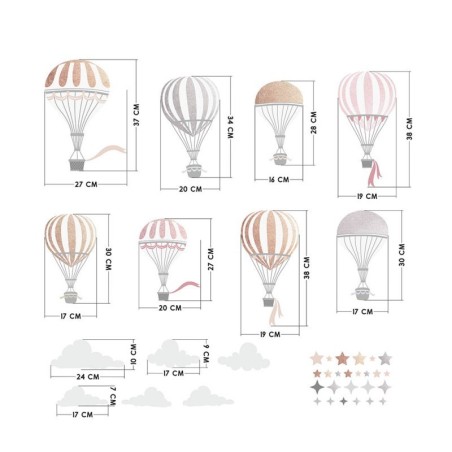 Seinakleebis kuumaõhupallid | FreshDesign.ee