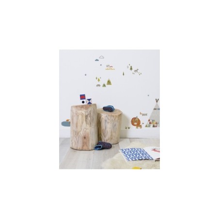 Seinakleebis "Indiaanlaste maailm" | FreshDesign.ee