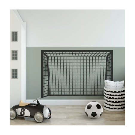 Seinakleebis jalgpallivärav, must | FreshDesign.ee
