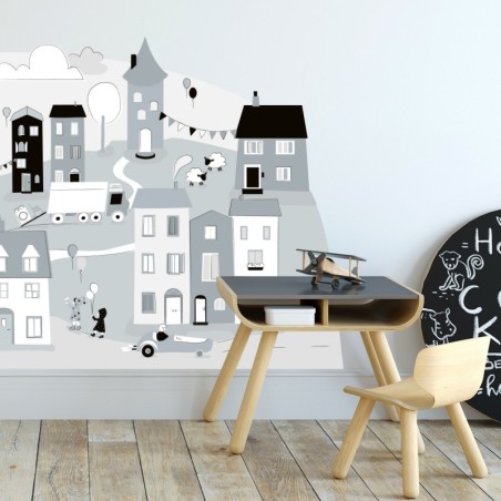 Seinakleebis linn, hall, L | FreshDesign.ee