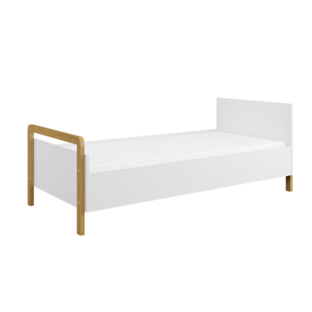 Voodi Victor 80x180 cm, valge | FreshDesign.ee