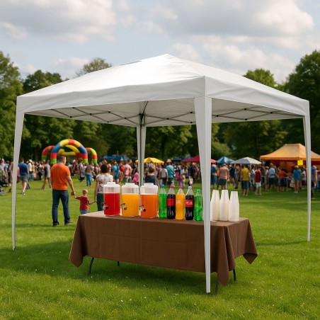 Aiapaviljon pop up telk 3x3 m, varikatus aia või terrassi jaoks