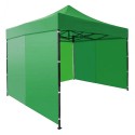 Automaatne pop-up aiaürituste paviljon telk, 3x3 m, roheline
