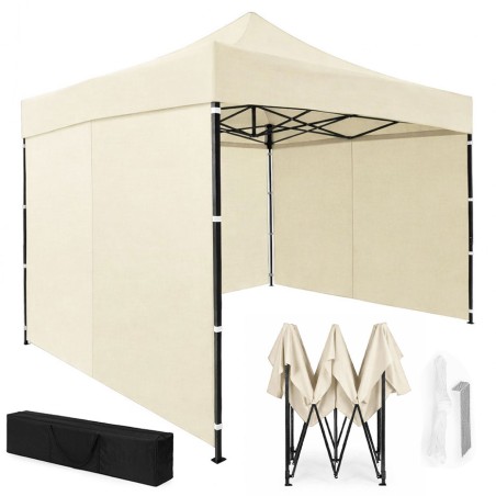 Aiaürituste paviljon automaatne pop-up telk, 3x3 m, beež