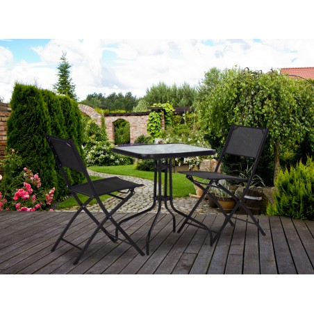 Aialaud 60 cm aia terrassi rõdu klaaslaud