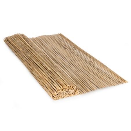Kahepoolne bambusmatt 150x500 cm rõdule, terrassile, piirdeaiale Natural