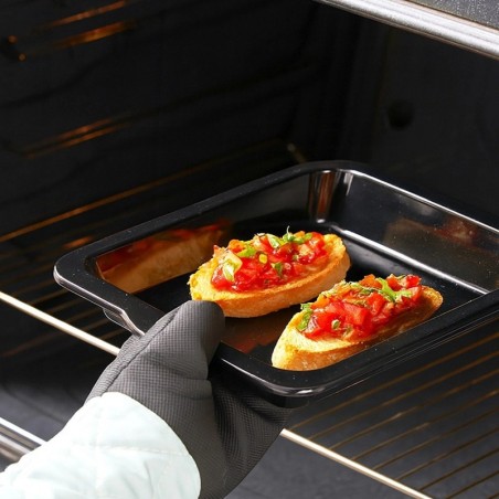 Emailitud ahjuplaat, ristkülikukujuline, sügav, 36x26x5 cm