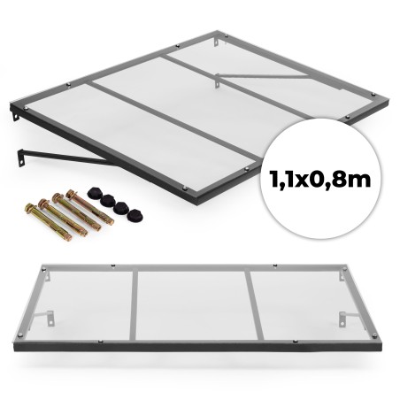 Välisukse varikatus 113x80 cm UV-kaitsega markiis 