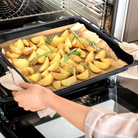 Sügav emailitud ahjuplaat 44,5x36x5 cm