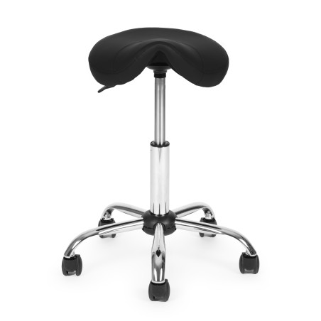 Pööratav sadultool, kosmeetiline reguleeritav meditsiiniline tool, must