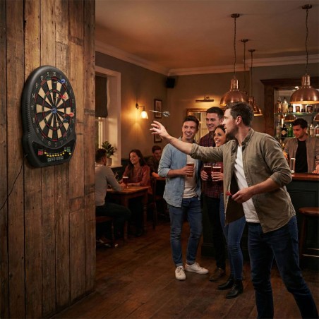 Elektrooniline noolelaud LCD 48 cm 27 mängukomplekt 12 noolemänguga