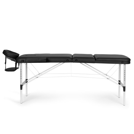 Alumiiniumist massaaži- ja taastusravilaud, 3-osaline kokkupandav kohvris + kotis