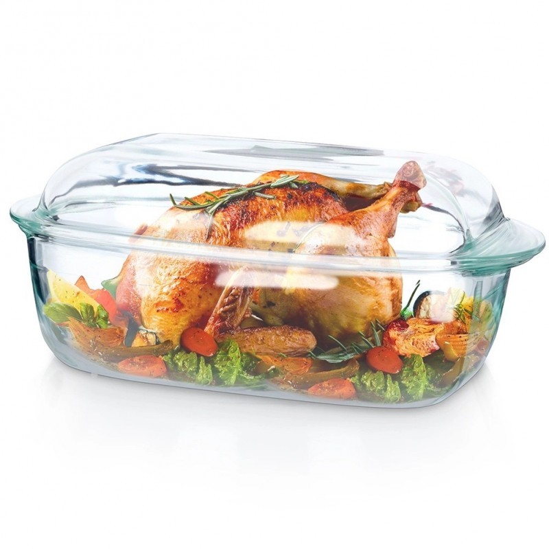 3+1 klaasist kaanega ahjunõu, 5 liitrit | FreshDesign.ee