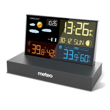 METEO SP110C ilmajaam DCF-ga, must