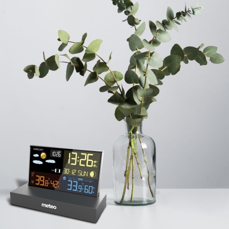 METEO SP110C ilmajaam DCF-ga, must