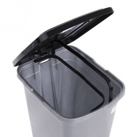 Kitsas pedaaliga plastist prügikast 10 liitrit