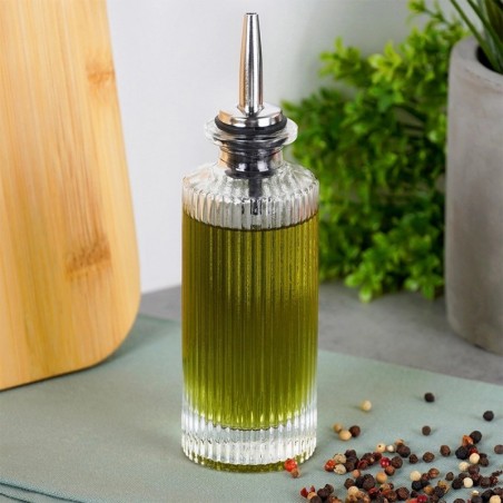 Klaaspudel oliiviõli ja äädika jaoks, 160 ml