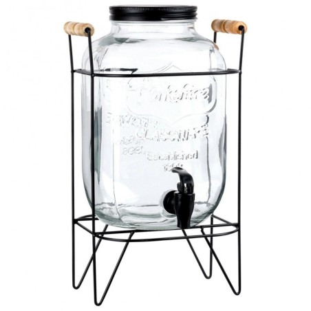 Joogipurk kraani ja alusega, must 5, 5 liitrit | FreshDesign.ee