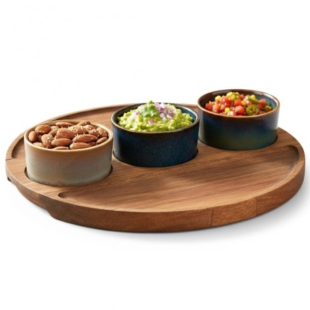 Keraamilised suupistekausid kandikul, 4 tk. | FreshDesign.ee