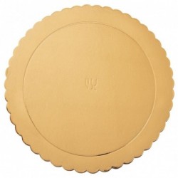 Koogi alus kuldne ümmargune 30 cm
