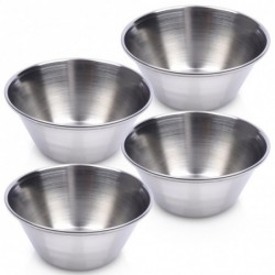 Dipikastmekauss, teras, 6 cm, 40 ml, 4 tk.