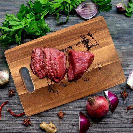 Puidust lõikelaud 36x24 cm