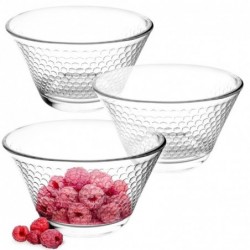 Klaaskausid 11,5 cm, 300 ml 3 tk.