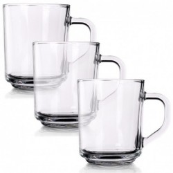 Kohvi- ja teeklaasid 230 ml 3 tk.