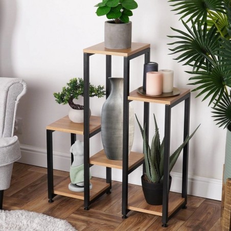 6-korruseline metallist lillealus, 80 cm