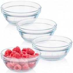 Klaaskausid 10,5 cm, 200 ml , 4tk