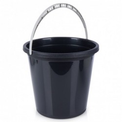 Must plastikust ämber 10 l