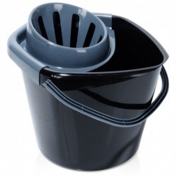Mopiämber väänajaga, plastik, must, 10 l