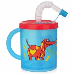 Lastetass kõrrega koeraga 260 ml