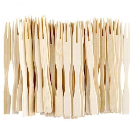 Bambusest suupistekahvlid 100 tk. | FreshDesign.ee