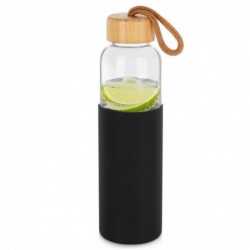 Klaasist veepudel silikoon ümbrisega 500 ml