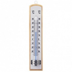 Puidust universaalne termomeeter 21 cm