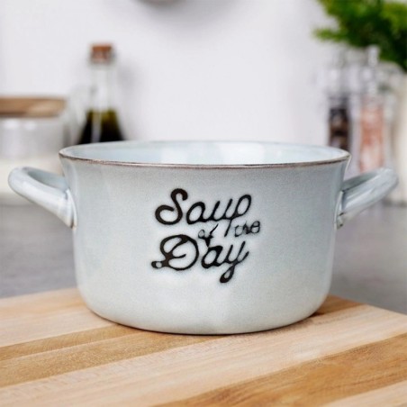 Sinine keraamiline puljongikauss, 600 ml