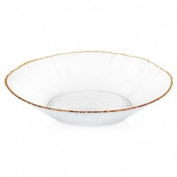 Salatikauss klaaskuldne 20,5 cm, 500 ml