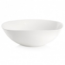 Valge klaasist kauss LUNA 25 cm, 2 l