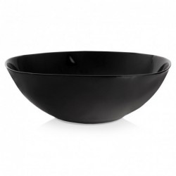 Klaasist salatikauss must LUNA 25 cm, 2 l