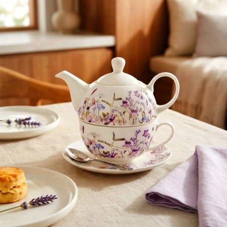 LOUKA portselanist lillepott teetassiga, 3 tk. | FreshDesign.ee