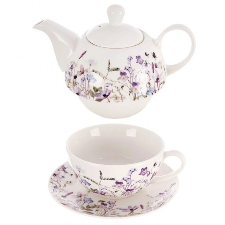 LOUKA portselanist lillepott teetassiga, 3 tk. | FreshDesign.ee